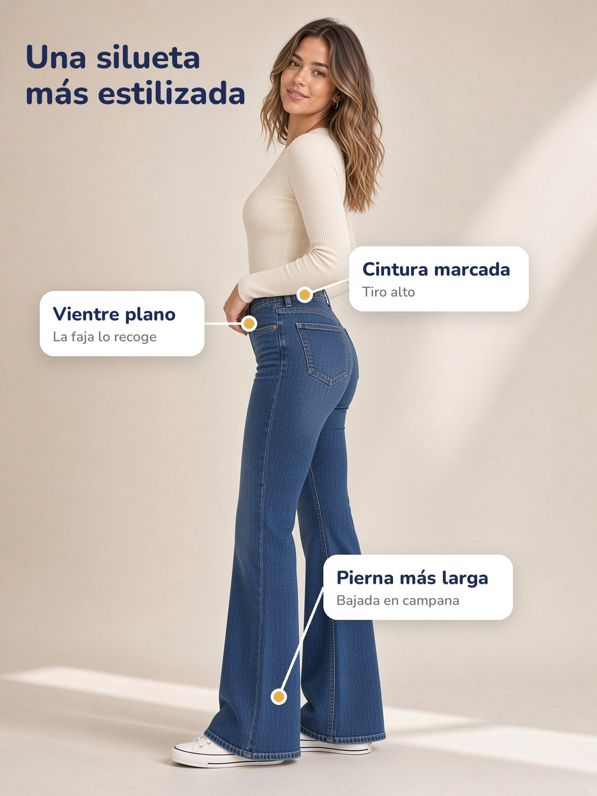Una silueta más estilizada